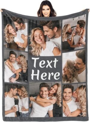Ship Next Day, Custom Blanket with ...