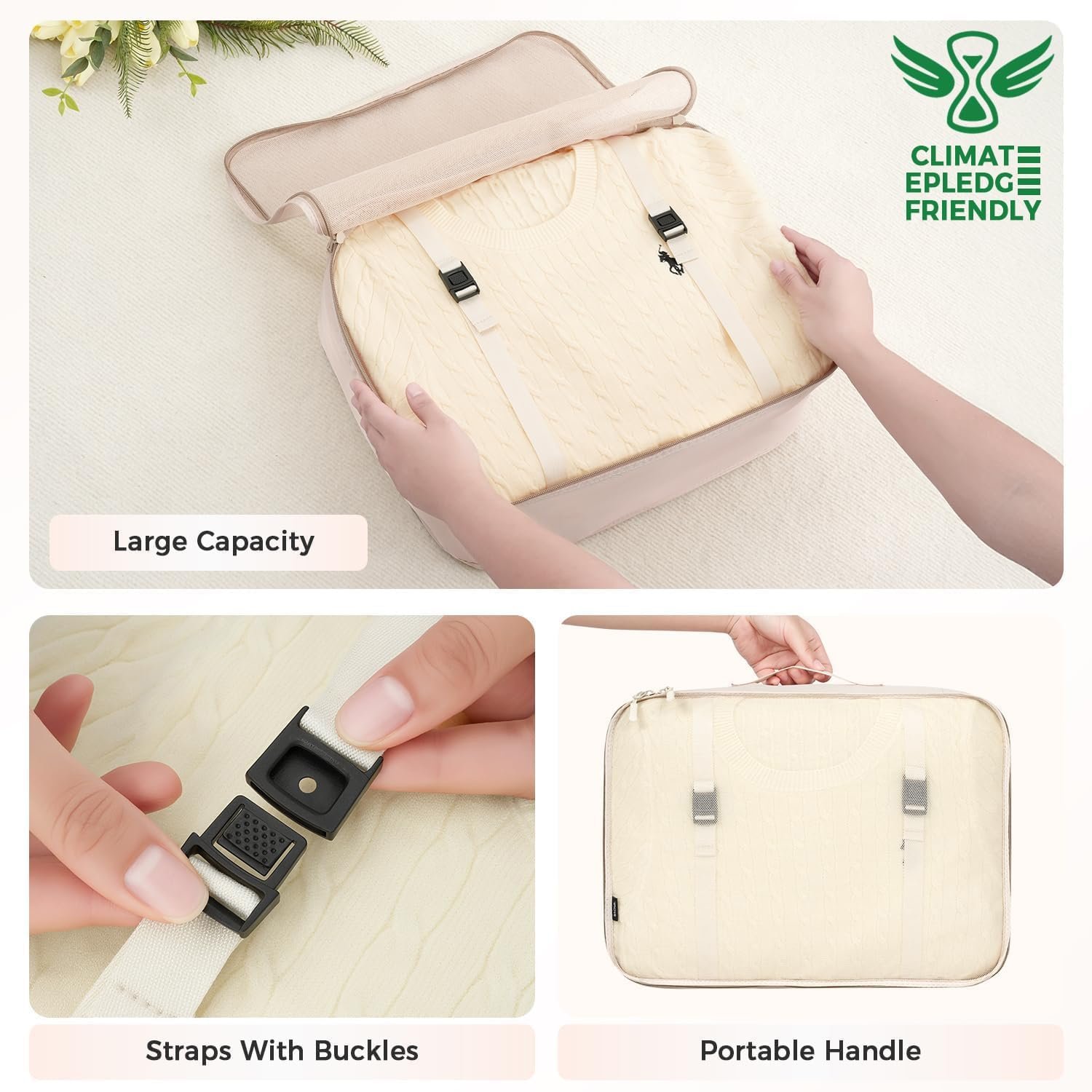 BAGAIL 8 Set Packing Cubes Luggage Packing Organizers for Travel Accessories - Image 6