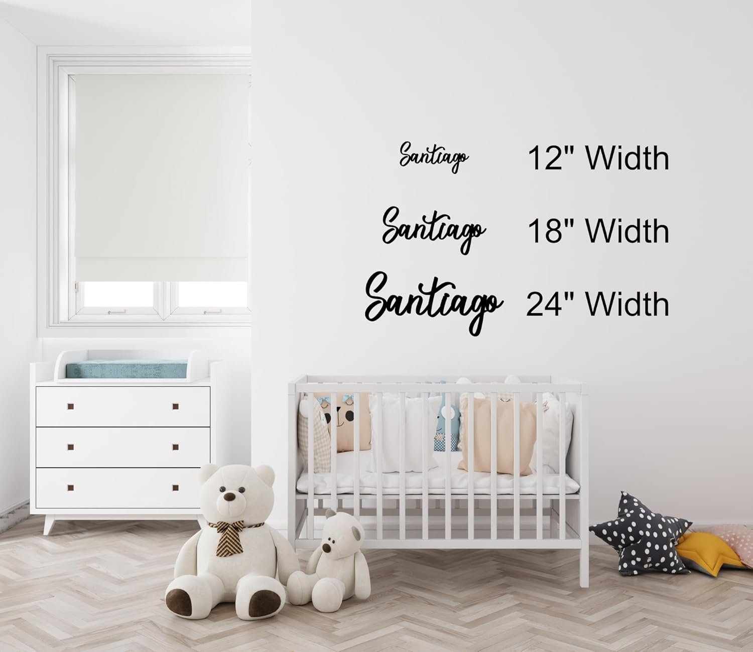 Personalized Wood Sign, Laser Cut Birch Plywood, Select Favorite Font, Size and up to 3 Lines per Size, Live Preview - Image 7