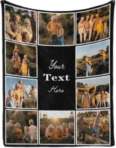 Custom Blanket with Photo Personali...