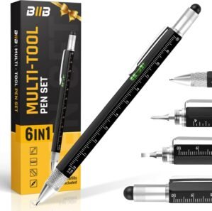 BIIB 6 in 1 Multitool Pen, Mens Gif...