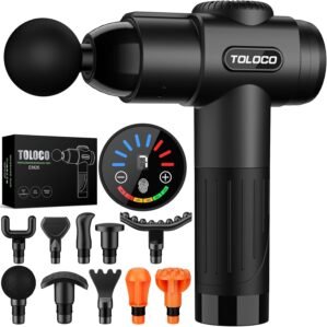 TOLOCO Massage Gun, Deep Tissue Bac...