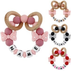 Personalized Baby Teether Ring with...