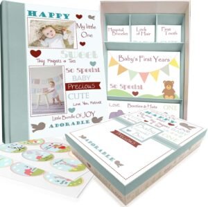 Baby Memory Book w/Keepsake Box  ...