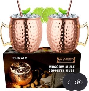 LIVEHITOP Moscow Mule Copper plated...