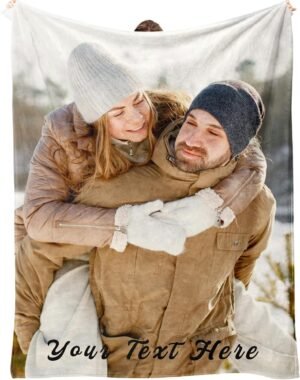 Custom Blanket with Picture, Person...