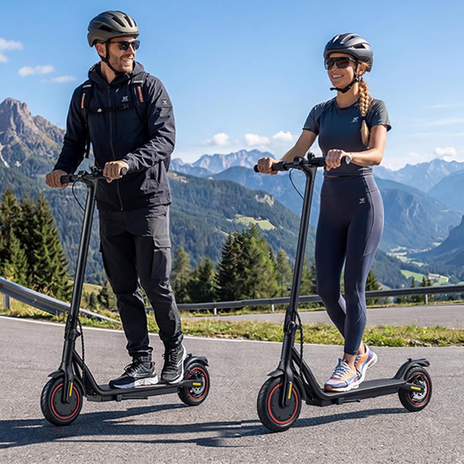 Electric Scooter - Electric Scooter Adults, 1000W/500W Motor, 25/21/18 MPH, 10''/8.5'' Tires, 28/23/21 Miles, APP Control, Dual Brake, Long Range Electric Scooter for Gift - Image 8