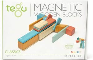 24 Piece Tegu Magnetic Wooden Block...