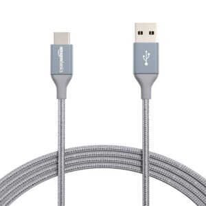 Amazon Basics Nylon Braided USB-C t...