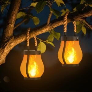 Hompavo Gen2 Solar Lanterns Outdoor...