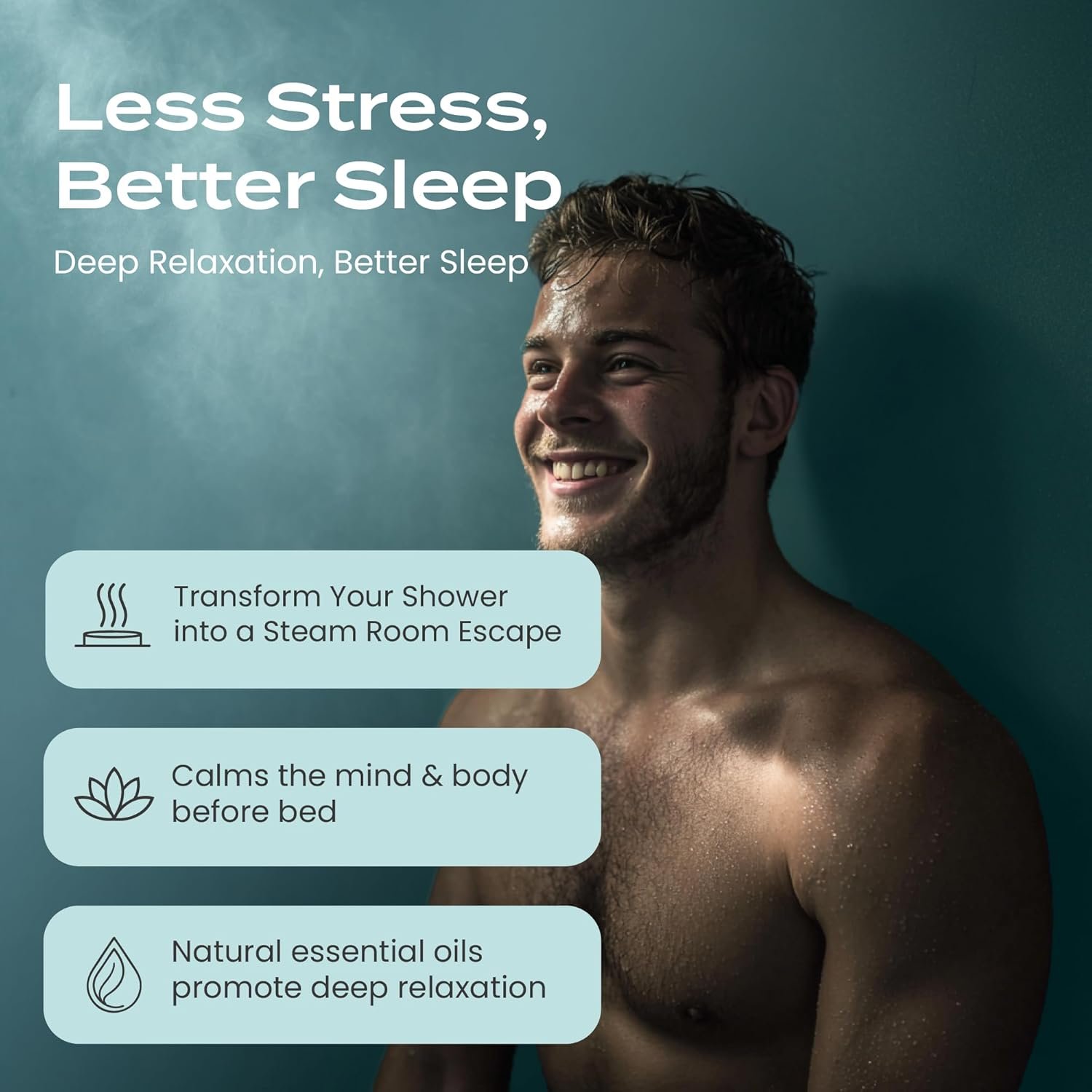 Body Restore Shower Steamers Aromatherapy 15 Pack – Fathers Day Gift for Dad, Luxury Spa Gifts for Men, Stress Relief & Relaxation Self Care – Premium Eucalyptus Essential Oil Tablets - Image 7