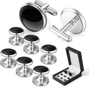 Lictin Men’s Tuxedo Studs and Cuf...
