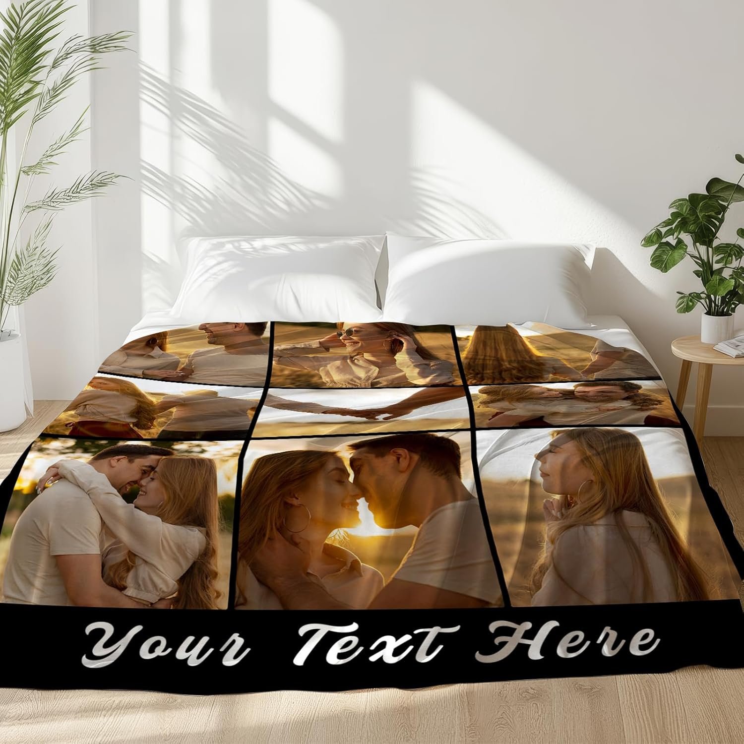 Custom Blanket with Picture, Personalized Blanket and Throws Photo Blanket for Christmas Birthday Gifts, Custom Gifts for Mom Dad Couple Boyfriend Wife Husband Boyfriend - Image 3