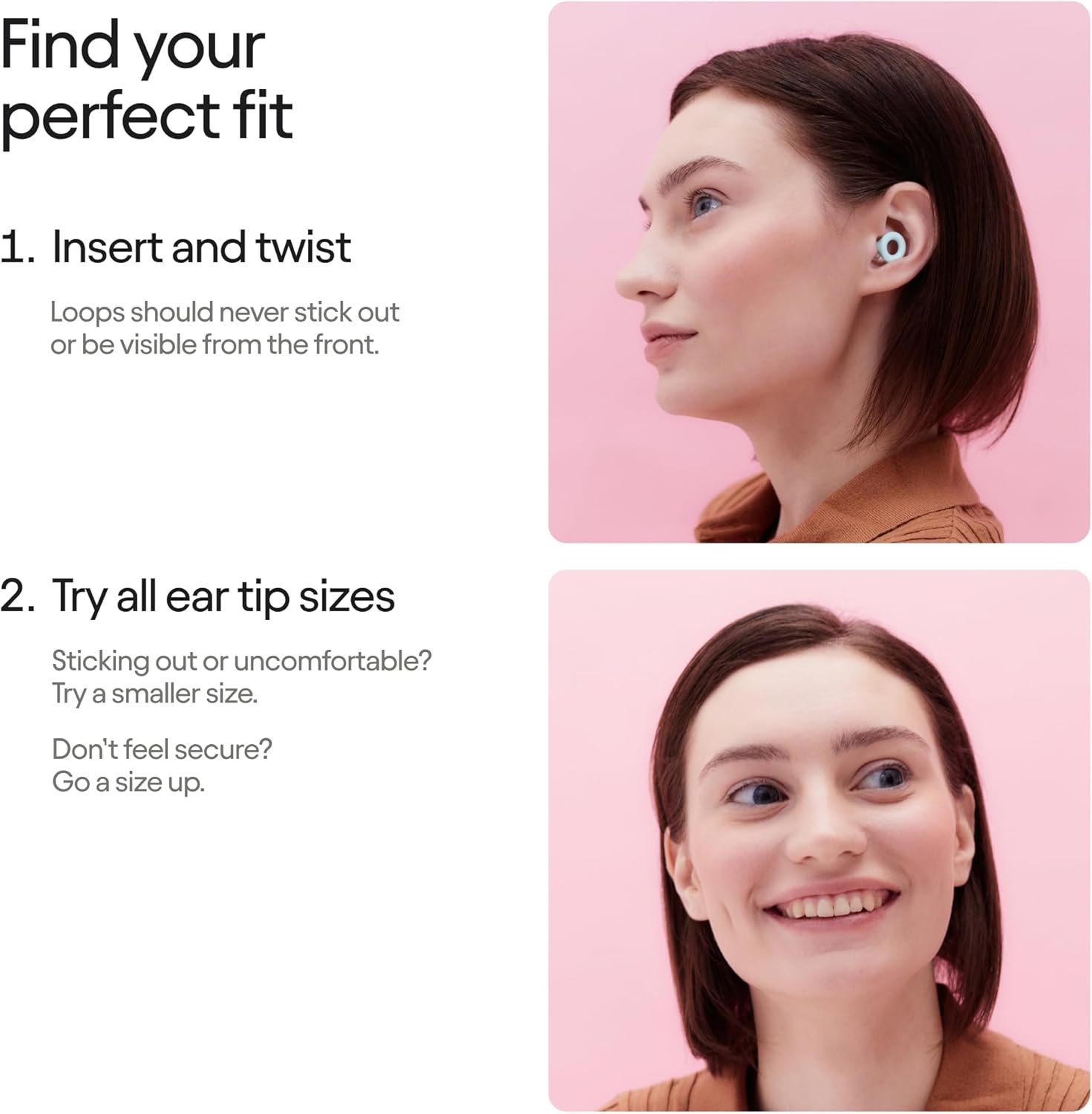 Loop Quiet 2 Ear Plugs Ultra-Comfy Reusable Noise-Reducing Earplugs for Sleep, Deep Focus, Travel, Sensitivity | Flexible Hearing Protection | Customizable Fit | 24dB (SNR) Noise Reduction - Image 6