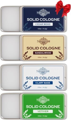 THEMANCODE Solid Cologne Men, Fathe...