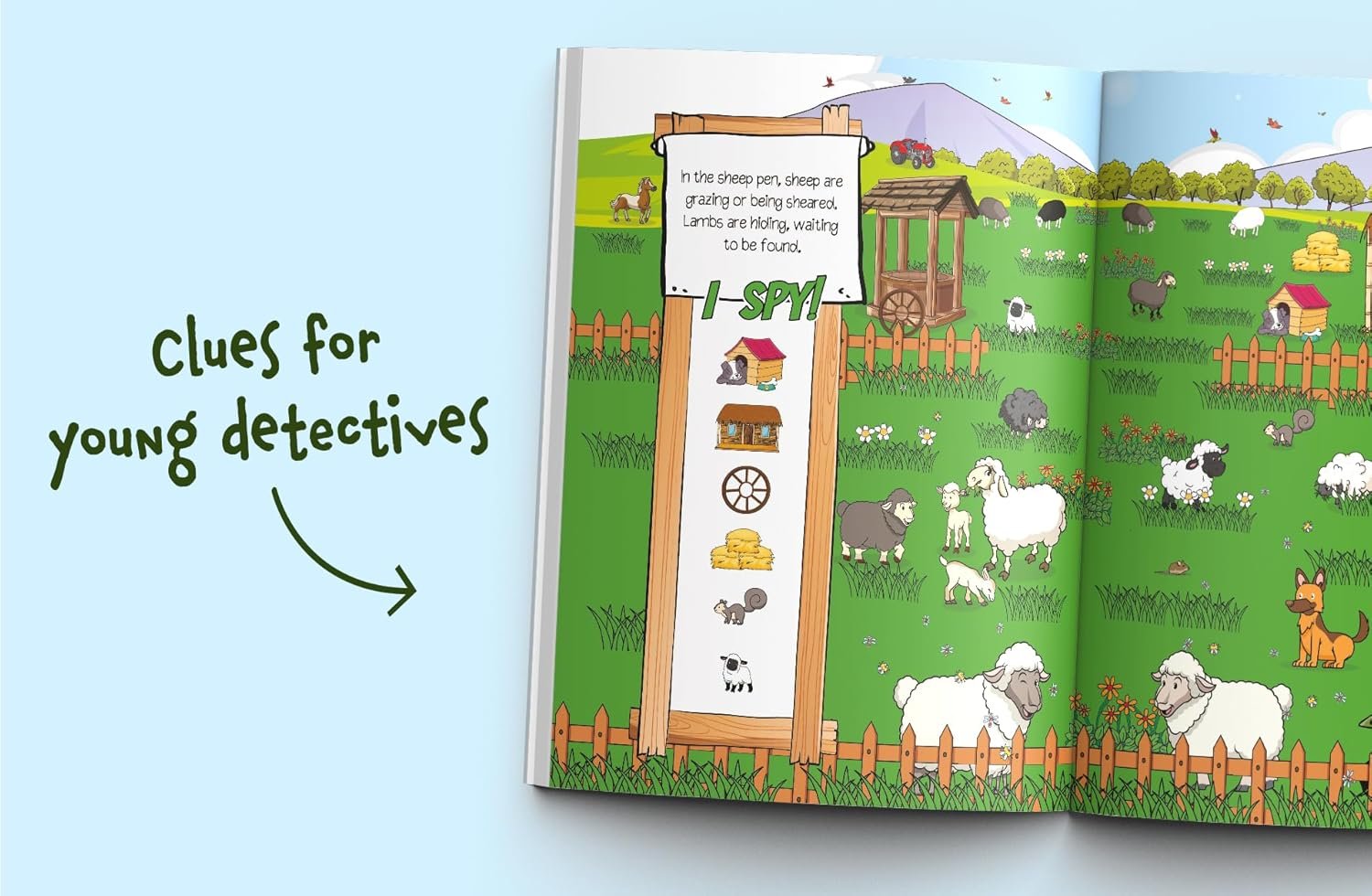 I Spy Farm: Find Animals, Tractors & More on an Exciting Farm Day Adventure! A Cute Search and Find Book for Toddlers (I Spy Books for Toddlers) - Image 5