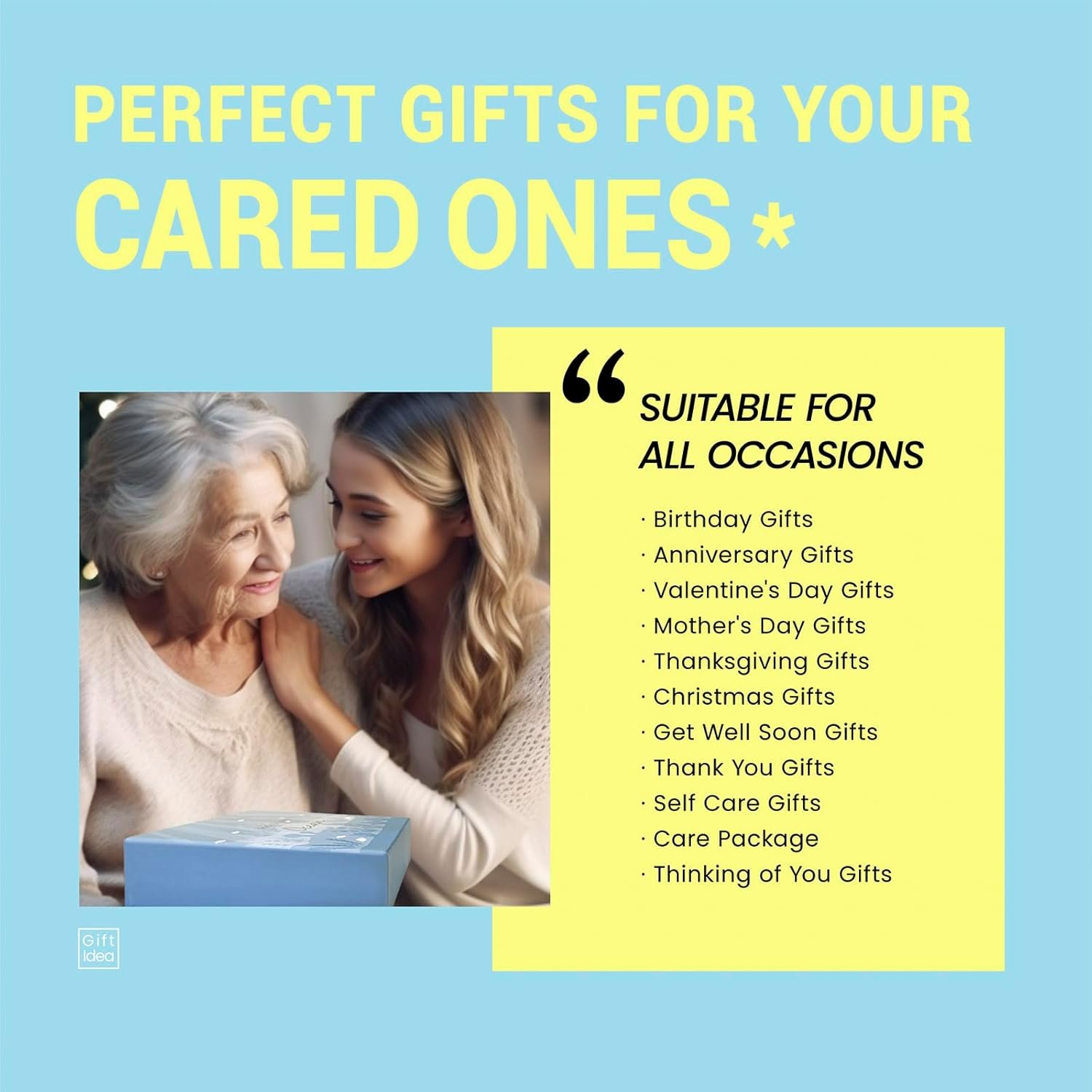 Mothers Day Gift - Gifts for Women BODY & EARTH Cadeau Femme 5 Pcs Bath and Body Gift Set with Ocean Scent, Spa Gift Set for Women, Bath Set Includes Scented Candle, Bath Bomb, Body Butter, Birthday Gifts for Mom, Valentines Day Gifts, Mothers Day - Image 6