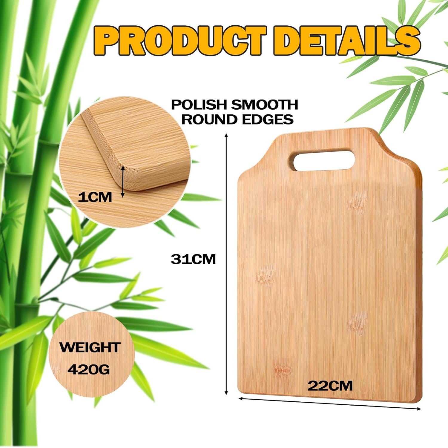 Fathers Day Gift Ideas, Gift for Dad from Daughter Son, Bamboo Cutting Board 31 * 22 * 1cm, Best Dad Ever Gift Fathers Day Xmas Gift Stocking Stuffers for Men - Image 6
