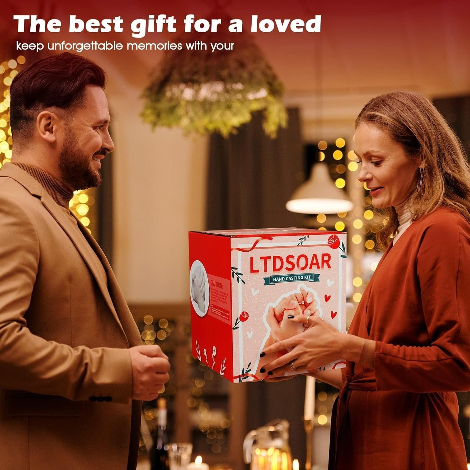 LTDSOAR Hand Casting Kit, Couples with Practice Kit, Hand Mold Kit for Adults & Kids, Romantic Anniversary Wedding Birthday for Her or Him,Boyfriend Girlfriend Unique - Image 5