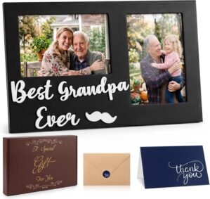 Jetec Grandpa Picture Frame 3D Wood...