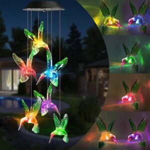 Toodour Solar Wind Chimes, Color Ch...