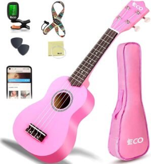 Soprano Ukulele Beginner Kit 21 Inc...