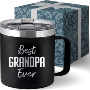 Papa Coffee Mug Best Grandpa Ever &...