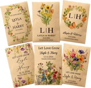 Personalized Wedding Flower Seeds P...