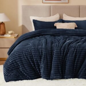 BEDELITE Fleece Queen Comforter Set...