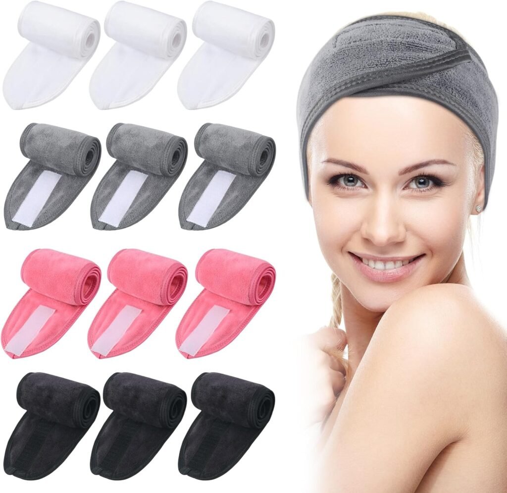 SINLAND Spa Headband for Women Adju...