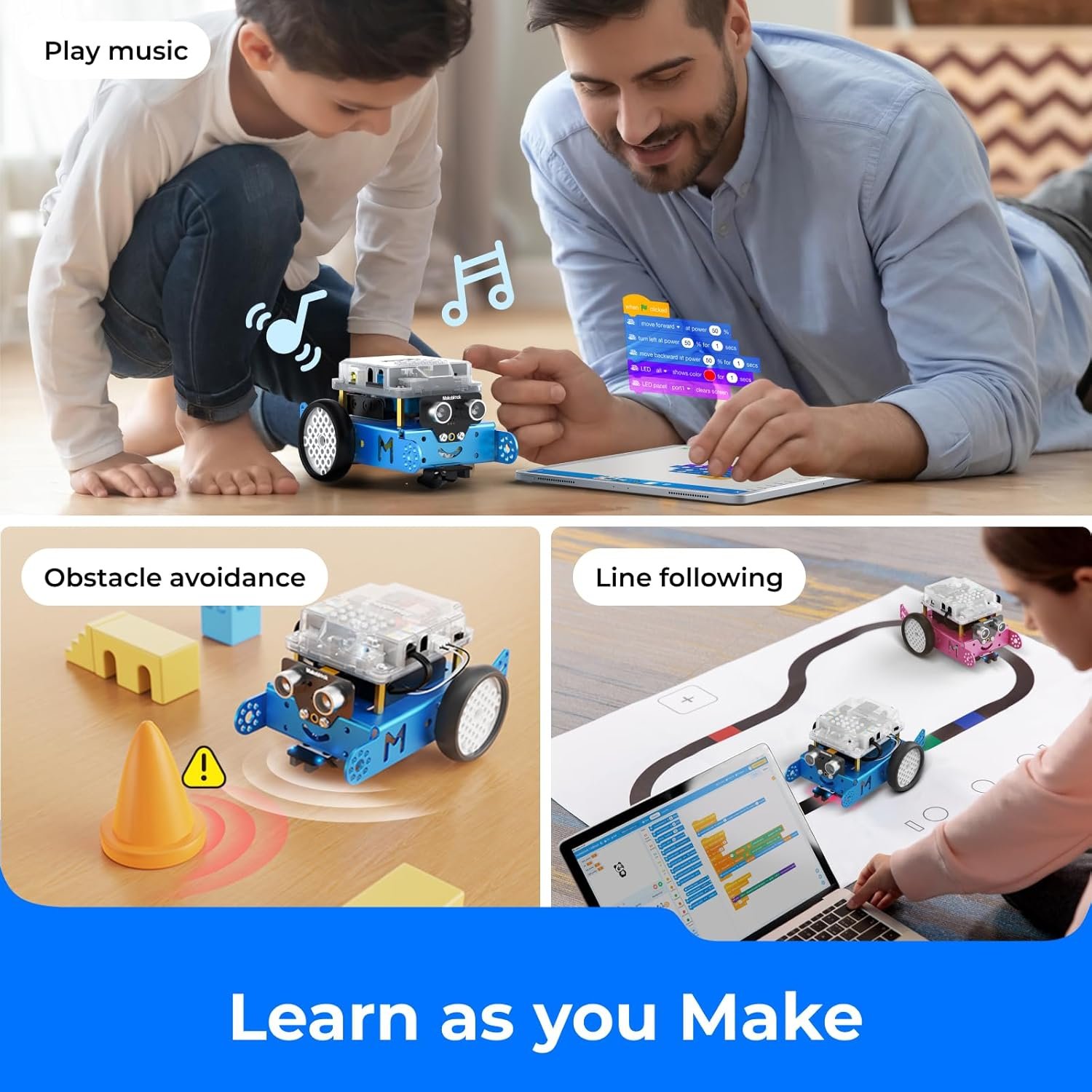 Makeblock mBot Robot Kit, Robotics for Kids Ages 8-12 Learn to Code with Scratch & Arduino, STEM Toys Science Kits for Kids Age 8-12 Boys and Girls Age 8+ - Image 6