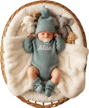 Personalized Embroidered Baby Rompe...