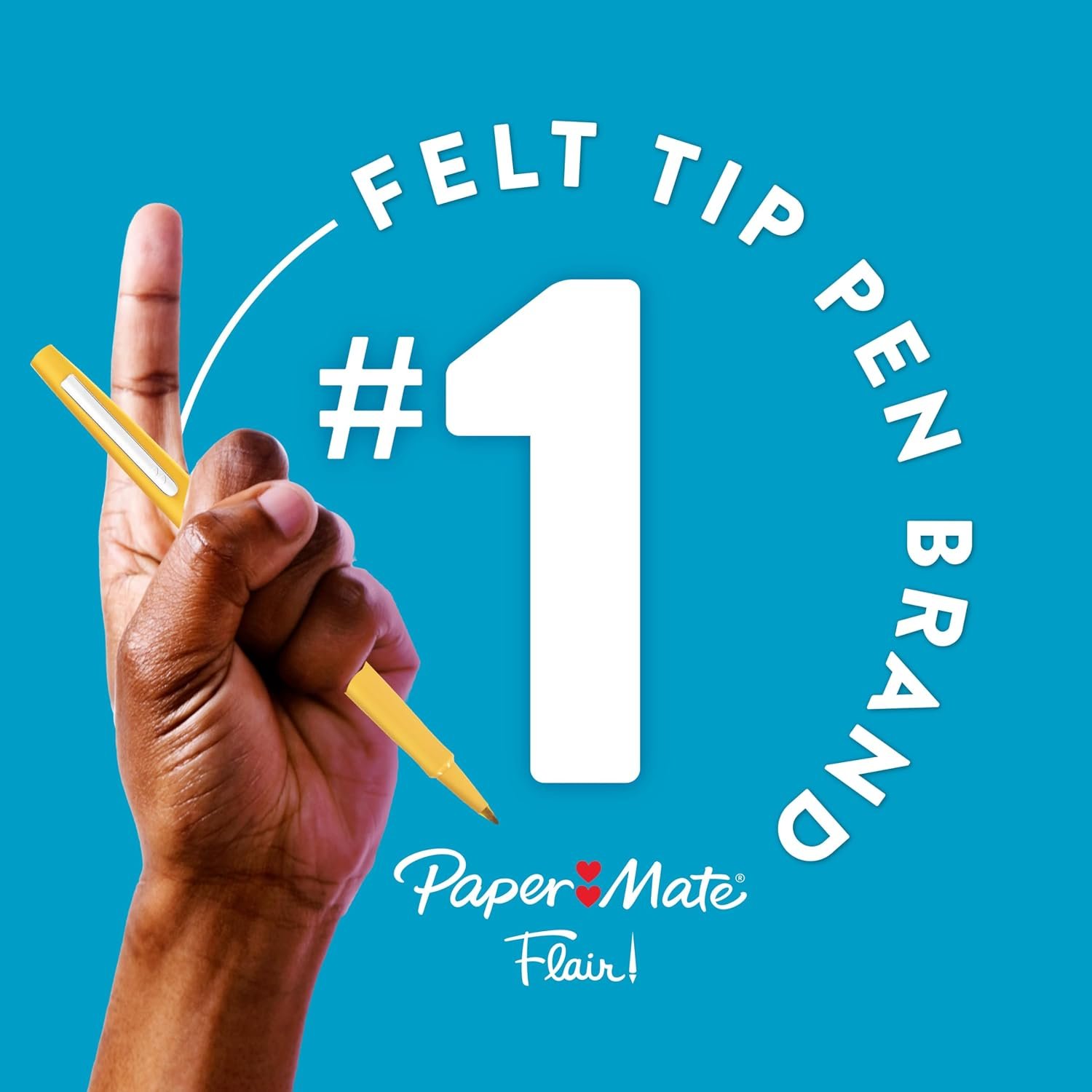 Paper Mate Flair Felt Tip Pens, Medium Point, Assorted Colors, 24 Count - Home, Office, Back to School, Teacher Supplies - Image 5