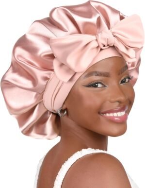 YANIBEST Adjustable Satin Bonnet fo...