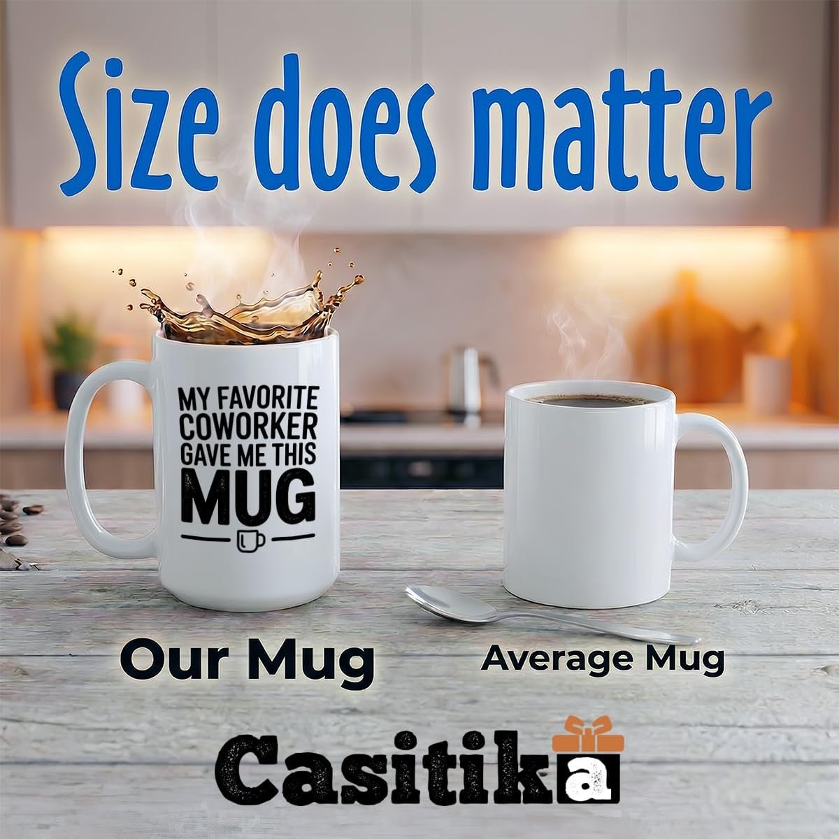 Casitika Funny Coworker Gifts. 15 Oz. My Favorite Coworker Gave Me This Mug. Office Humor Cup For Birthdays, Farewell Moments, Employee Appreciation, And Daily Work Coffee. - Image 5