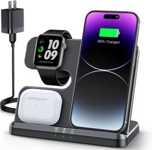 JARGOU 3 in 1 Charging Station for ...