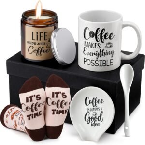 Vabean 5 Pieces Coffee Gift Basket ...