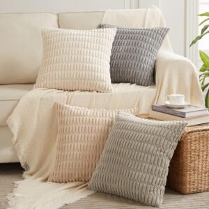 Fancy Homi 4 Packs Decorative Throw...