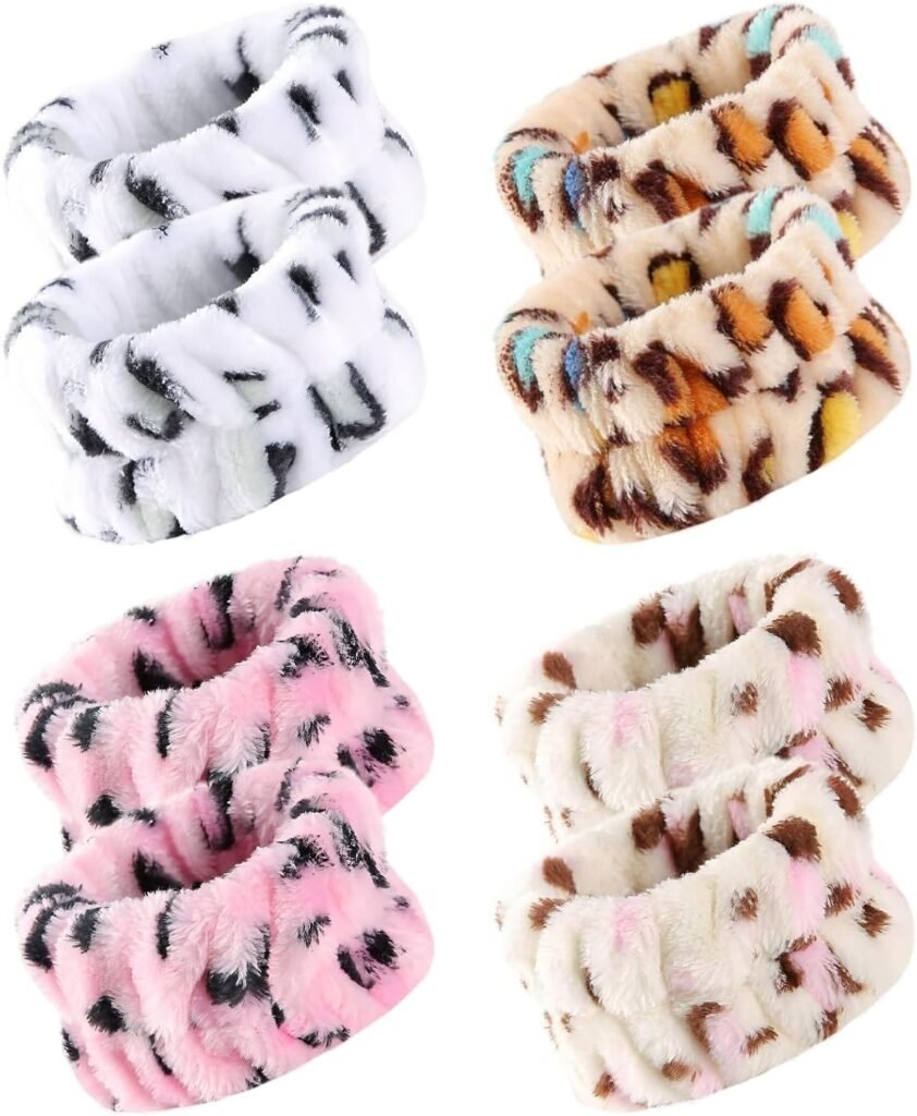 Wrist Bands to Wash Face, 8 Pcs Fac...