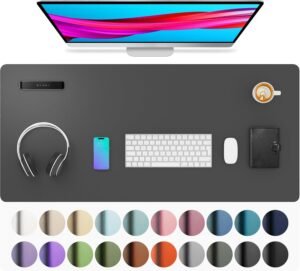 Aothia Leather Desk Pad Protector, ...