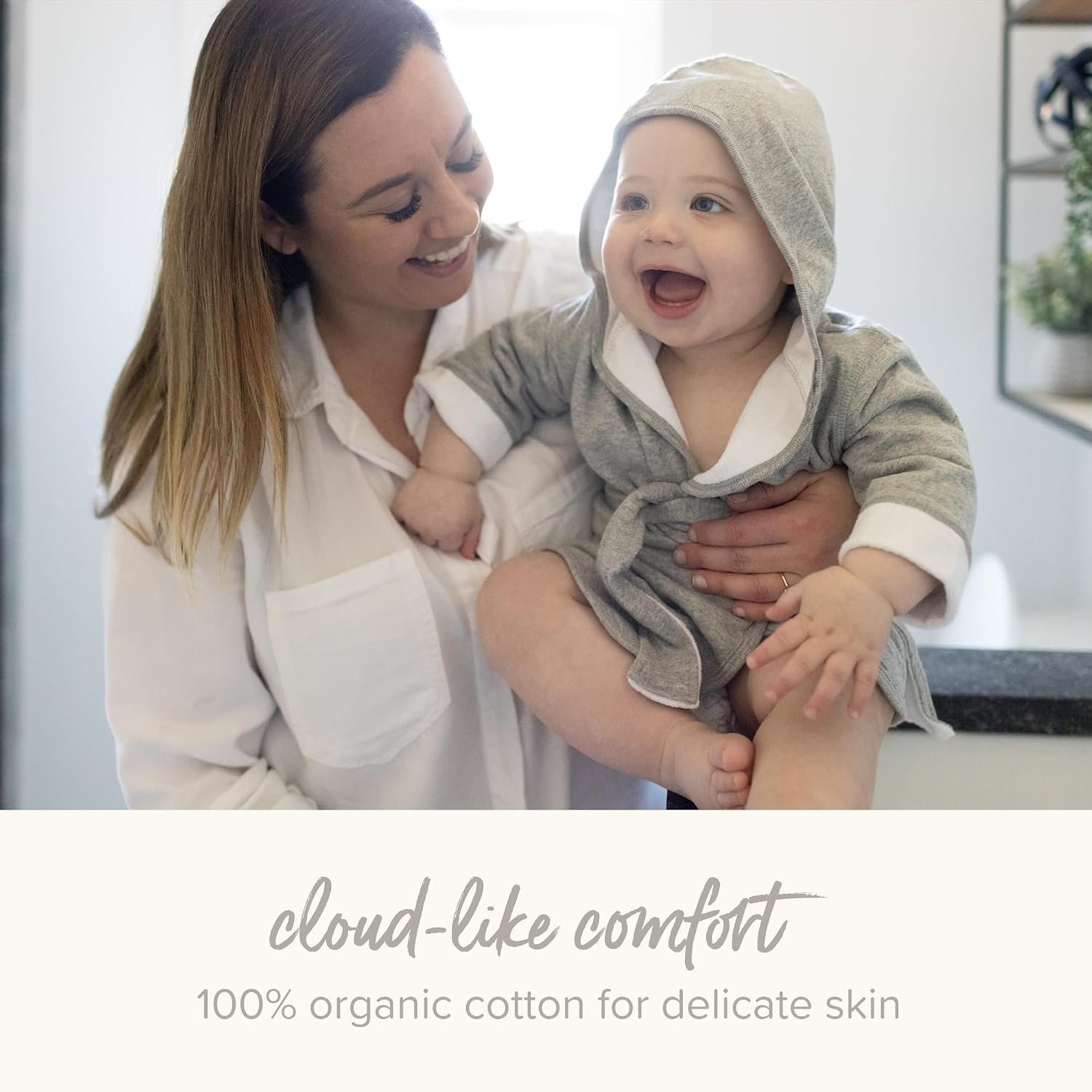 Burt's Bees Baby Infant Hooded Towels, Organic Cotton, Unisex Bath Essentials, Nursery Towel with Hood Set, 29 x 29 in, 2-Pack - Image 5