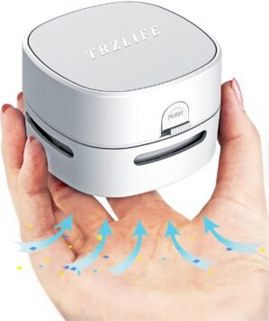 TRZLIFE Desk Vacuum Cleaner, Cordle...