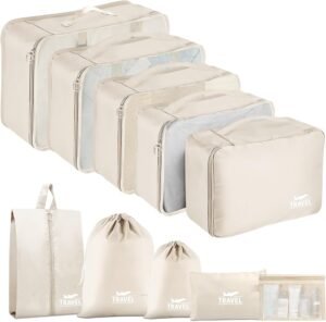 10 Set Packing Cubes for Suitcases,...