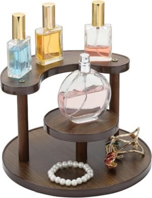 3 Tier Perfume Organizer Stand, Woo...