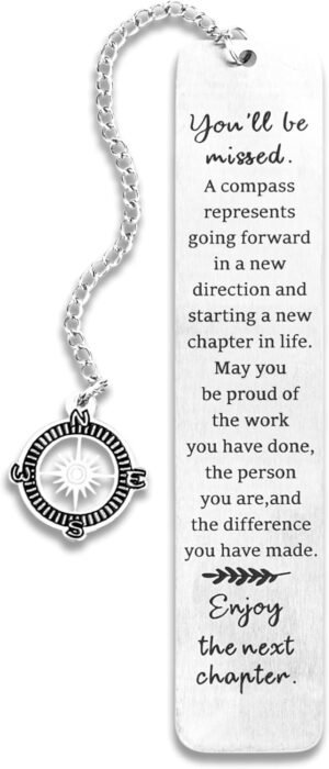 Metal Bookmark – Coworker Lea...