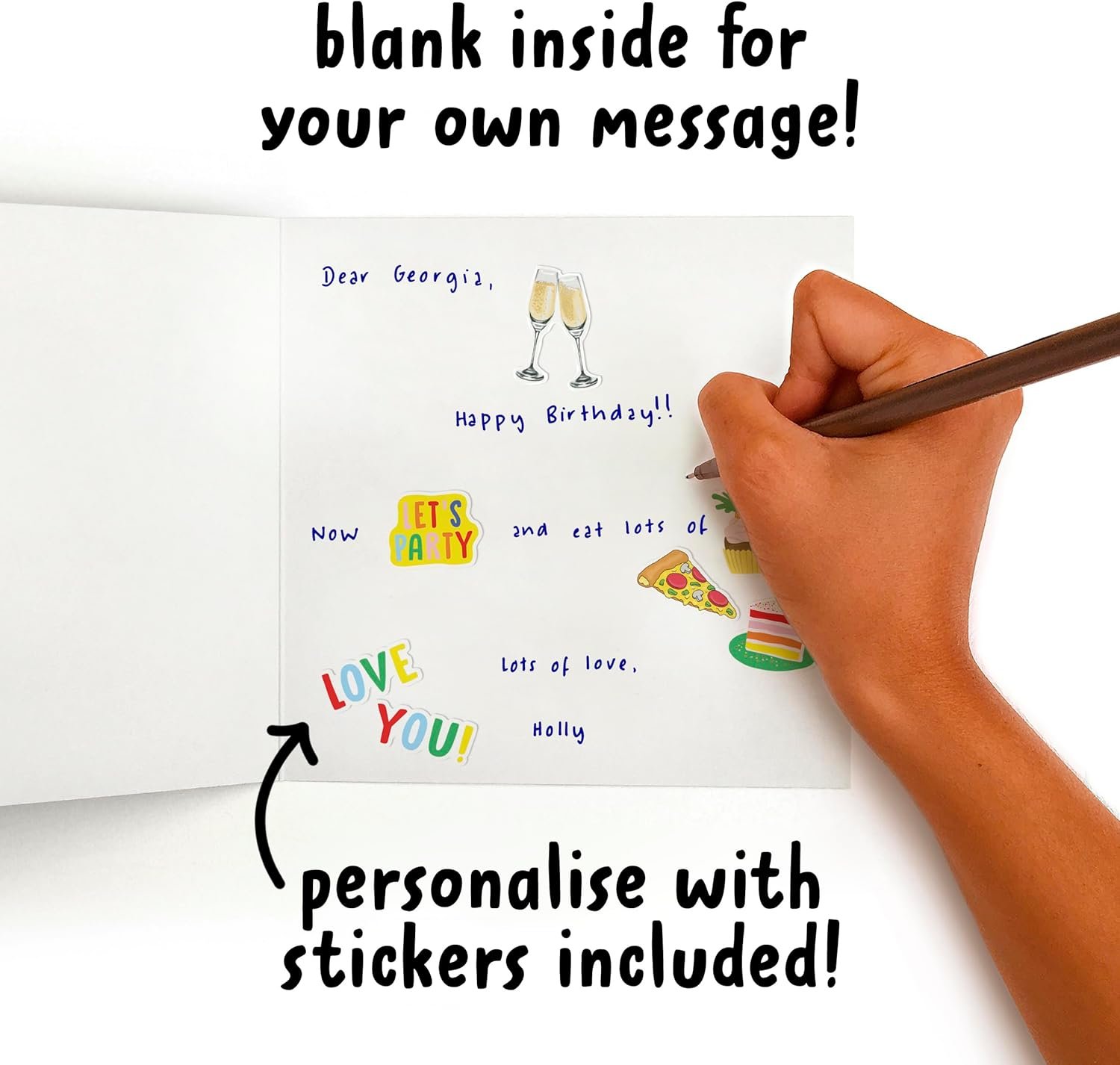 CENTRAL 23 Funny Birthday Card Joke For Him - 'Bend Me Over' - Gifts for Husband, Boyfriend, Partner, Spouse, Couples, Men - Humour For Couples - Comes with Fun Stickers - Image 3