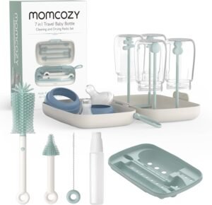 Momcozy 7 in 1 Travel Bottle Cleani...