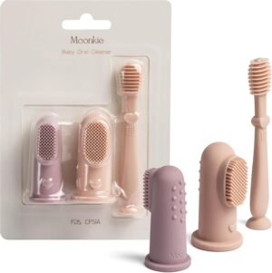 Moonkie Baby Finger Toothbrush Tong...