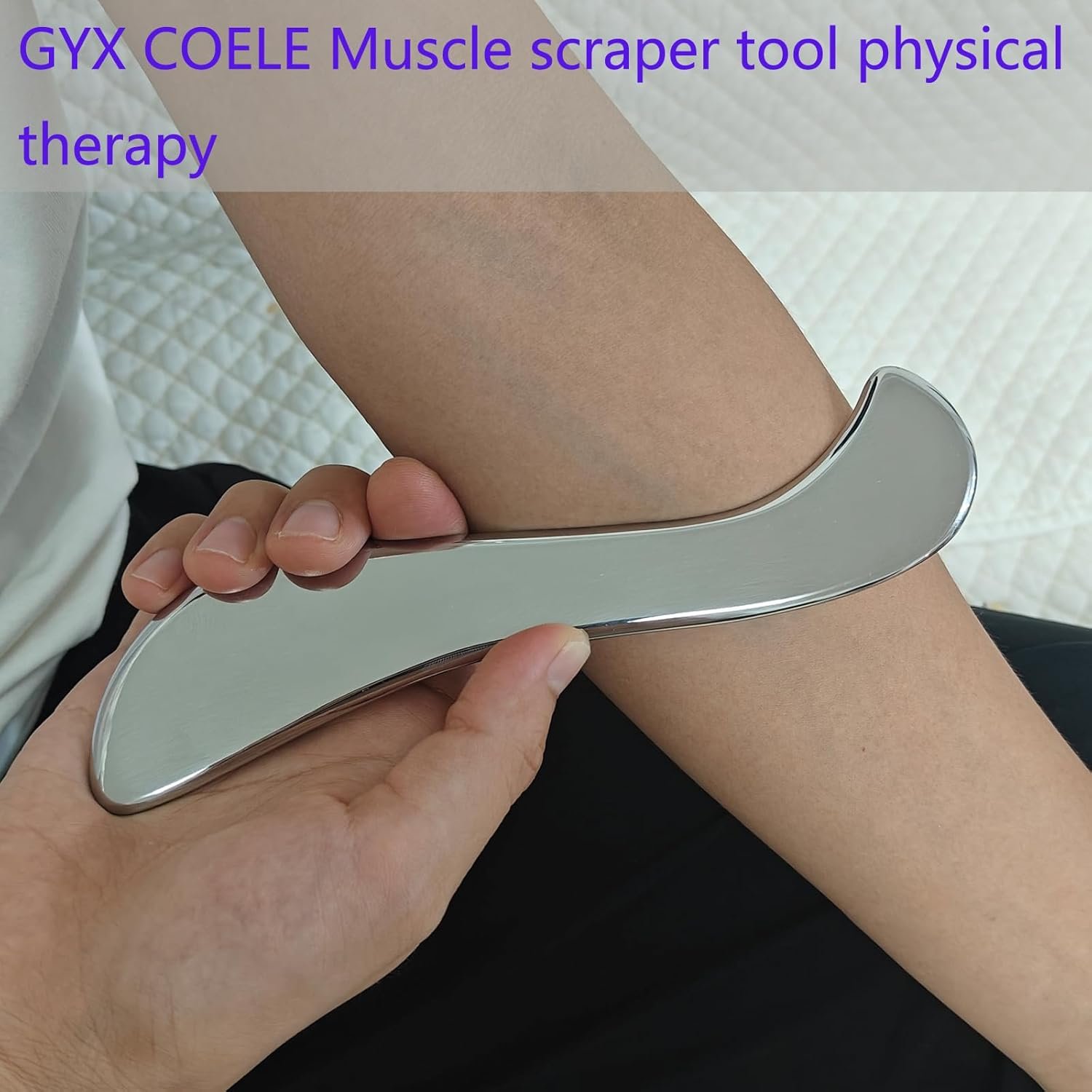 4 IN 1muscle scraper Stainless Steel Gua Sha set Scraping Massage Tool,IASTM Tools, Great Soft Tissue Physical Therapy Used for Arms, Back, Legs, Neck - Image 7