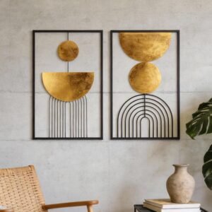 Abstract Geometric Wall Decor Set, ...